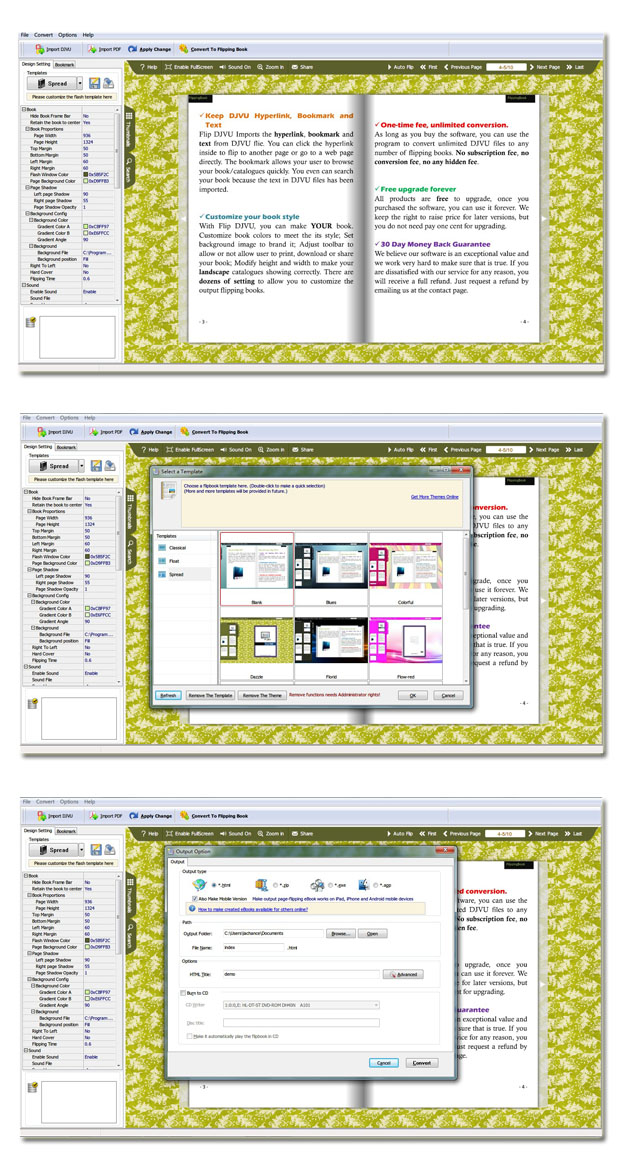 Windows 7 DjVu to Flash Brochure 2.0 full