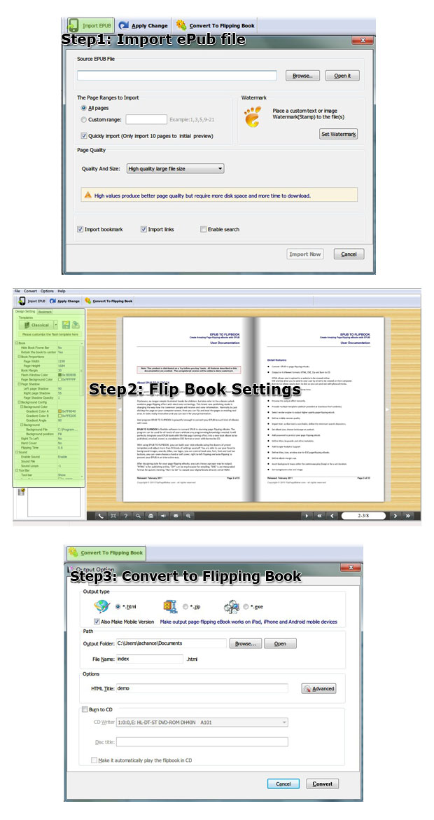 epub_to_flash_brochure_steps