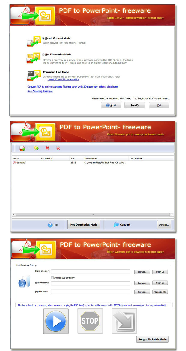 Flash Brochure Free PDF to PPT screenshot