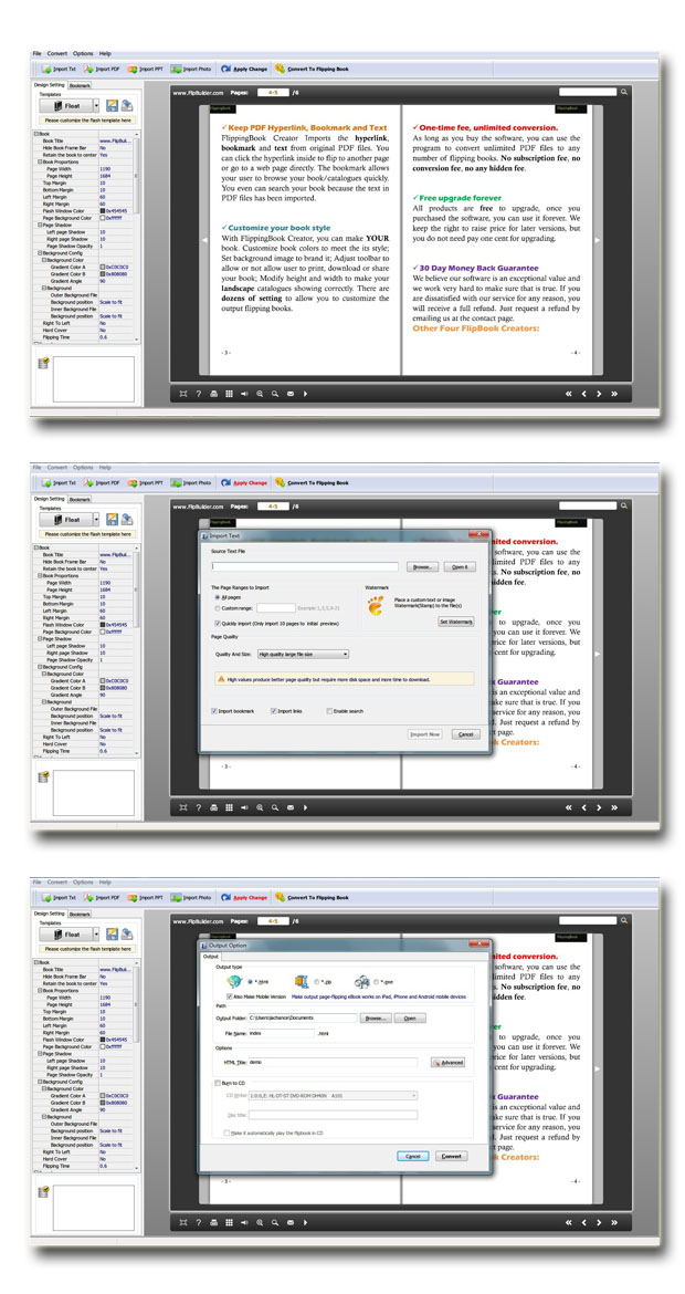 EbrochureMaker PDF Converter screenshot