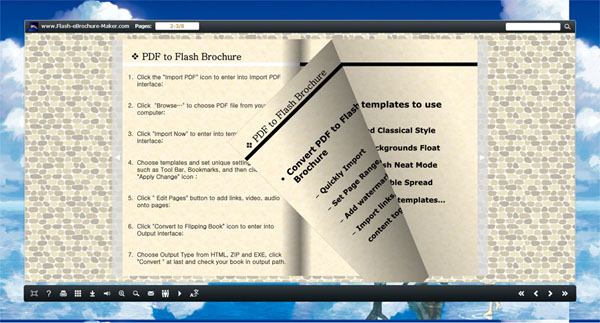 PDF to Flip Page Software