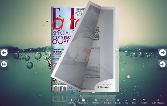 PDF to Flash Brochure (Pro) Lively Theme: Faith screenshot