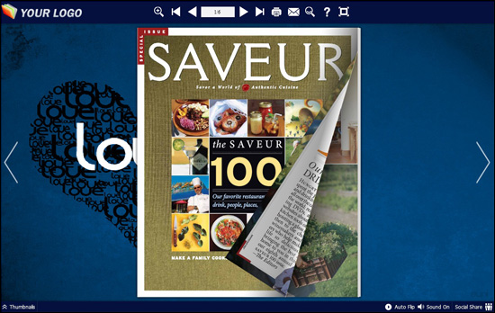 PDF to Flash Brochure (Pro) Neat Theme: Genius screenshot PDF to Flash Brochure (Pro) Neat Theme: Genius screenshot